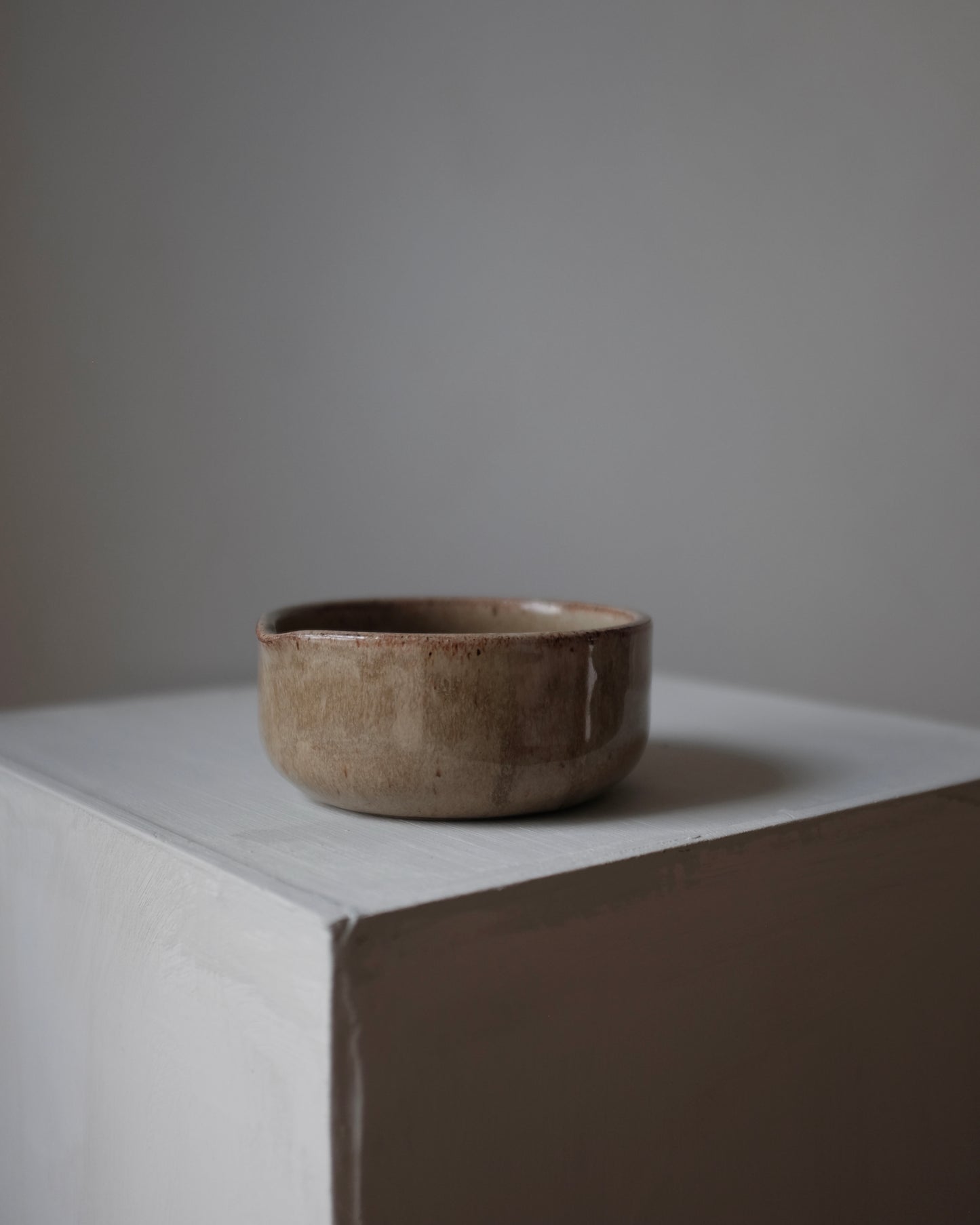 Matcha bowl — glossy natural