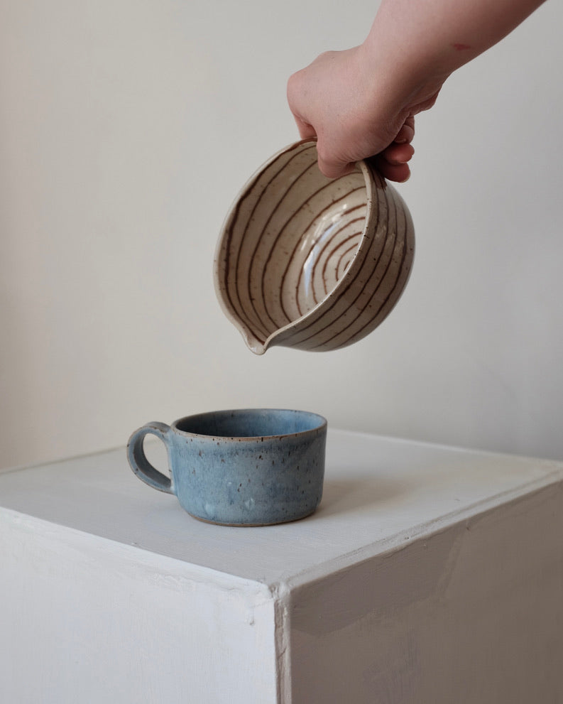 Mug —  speckled blue