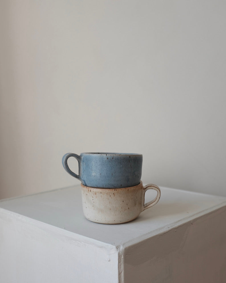 Mug —  speckled blue
