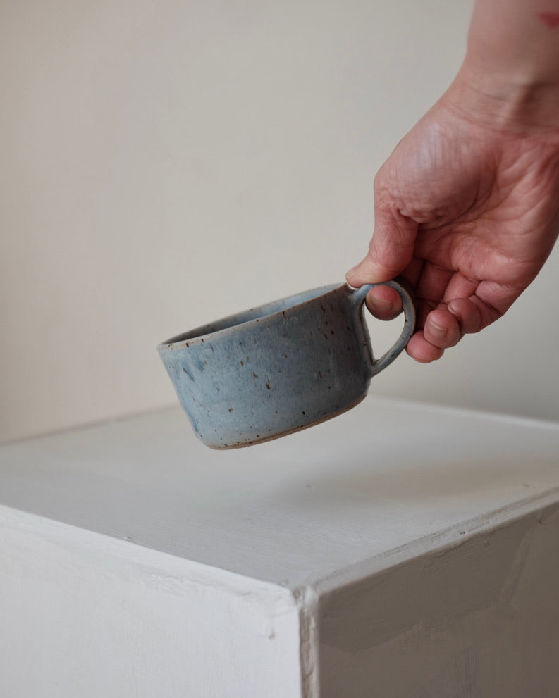 Mug —  speckled blue